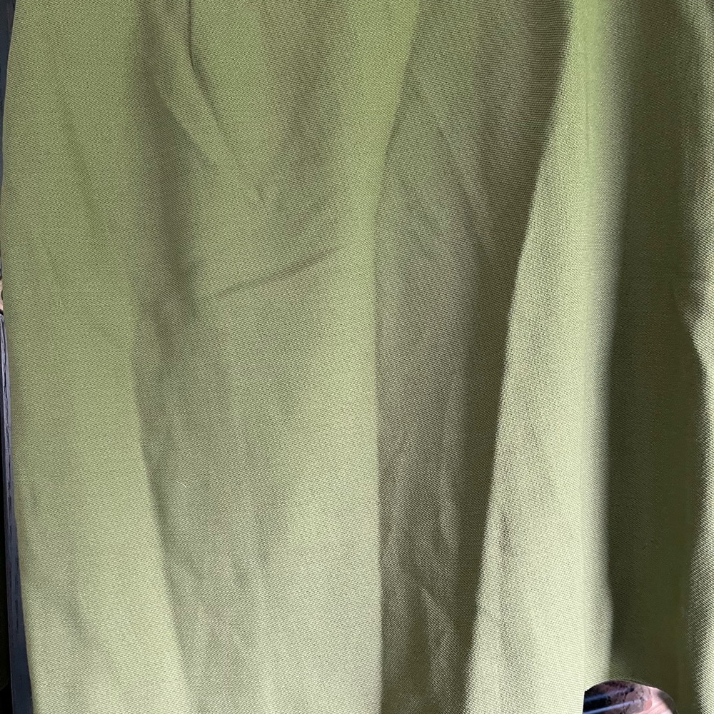 Giorgio Armani Olive Green Blazer and Skirt Suit - Picture 6 of 6